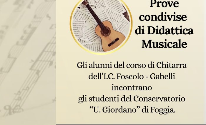 Manifesto Dalla Scuola al Conservatorio2026